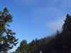 Del Norte Cst Redwoods State Park을 지나 Prairie Creek Redwood Park에 도착하기 전의 아름다운 해변에서 바라본 하늘.